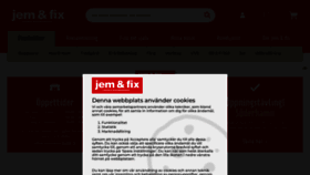 What Jemfix.se website looked like in 2023 (This year)