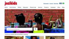 What Jozikids.co.za website looked like in 2023 (This year)
