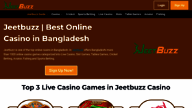 What Jeetbuzz.biz website looked like in 2023 (This year)