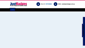 What Justbadges.com.au website looked like in 2023 (This year)