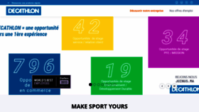 What Joinus.decathlon.ma website looked like in 2023 (This year)