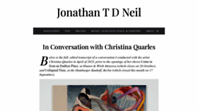 What Jonathantdneil.com website looks like in 2024 