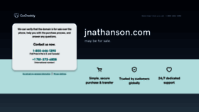 What Jnathanson.com website looks like in 2024 