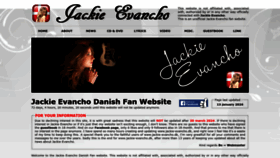 What Jackie-evancho.dk website looks like in 2024 