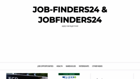 What Jobfinders24.co.za website looked like in 2024 (1 year ago)