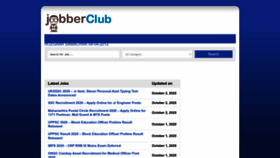 What Jobberclub.com website looks like in 2024 
