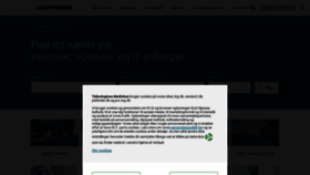 What Jobfinder.dk website looks like in 2024 