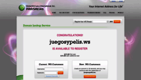 What Juegosypelis.ws website looks like in 2024 