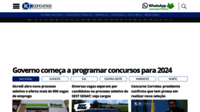 What Jcconcursos.com.br website looks like in 2024 