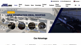 What Jhlrooftiles.com website looks like in 2024 