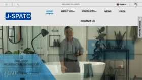 What J-spato.com website looked like in 2024 (1 year ago)