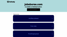 What Jobsborse.com website looks like in 2024 