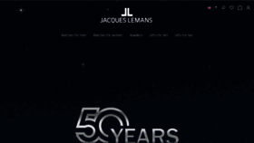 What Jacques-lemans.com website looks like in 2024 