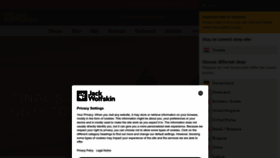 What Jack-wolfskin.hr website looks like in 2024 