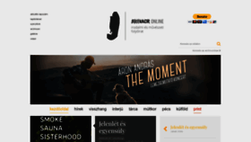 What Jelenkor.net website looks like in 2024 