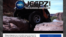 What Jeepz.com website looks like in 2024 
