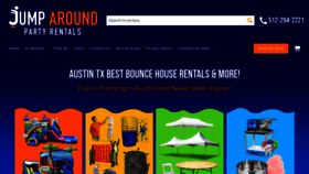 What Jump-aroundpartyrentals.com website looks like in 2024 