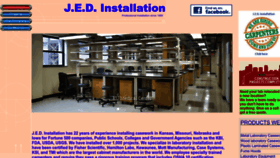 What Jedinstallation.com website looks like in 2024 