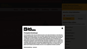 What Jack-wolfskin.ch website looks like in 2024 