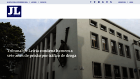 What Jornaldeleiria.pt website looks like in 2024 