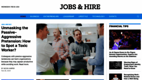 What Jobsnhire.com website looks like in 2024 