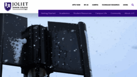 What Jjc.edu website looked like in 2024 (1 year ago)