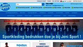 What Jenisport.nl website looks like in 2024 