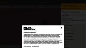 What Jack-wolfskin.pl website looks like in 2024 