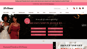 What Jjshouse.com website looks like in 2024 