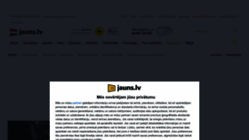 What Jauns.lv website looks like in 2024 
