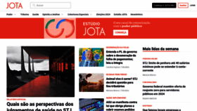 What Jota.info website looks like in 2024 