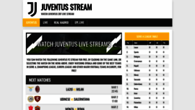 What Juventusstream.com website looks like in 2024 
