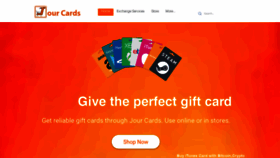 What Jour-cards.com website looks like in 2024 