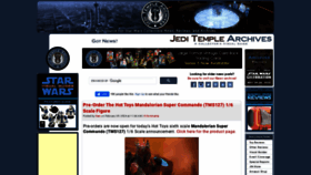 What Jeditemplearchives.com website looks like in 2024 