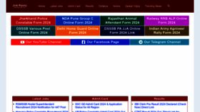 What Jobrasta.com website looks like in 2024 