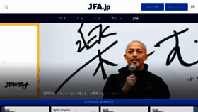 What Jfa.jp website looks like in 2024 