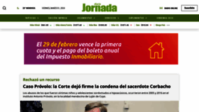 What Jornadaonline.com website looks like in 2024 