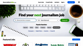 What Journalismjobs.com website looks like in 2024 
