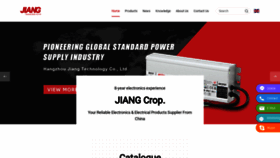 What Jiangglobal.com website looks like in 2024 