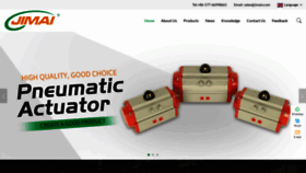 What Jimaiactuator.com website looks like in 2024 
