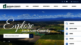 What Jacksoncountyor.org website looks like in 2024 