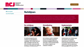 What Jgzrichtlijnen.nl website looks like in 2024 