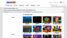What Jeuxclic.com website looks like in 2024 