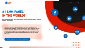 What Justanotherpanel.com website looks like in 2024 