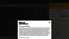 What Jack-wolfskin.lu website looks like in 2024 