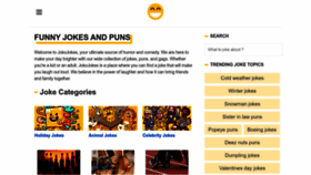 What Jokojokes.com website looks like in 2024 