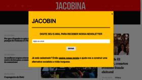 What Jacobin.com.br website looks like in 2024 
