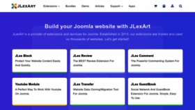 What Jlexart.com website looks like in 2024 
