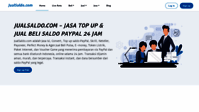 What Jualsaldo.com website looks like in 2024 