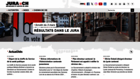 What Jura.ch website looks like in 2024 
